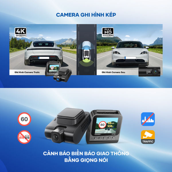 Camera hành trình Vietmap cảnh báo giao thông S720-S720-8