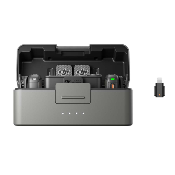 Micro thu âm DJI Mic 3 (2TX + 1RX + Charging)-DMT03-DMR03DMC03-2
