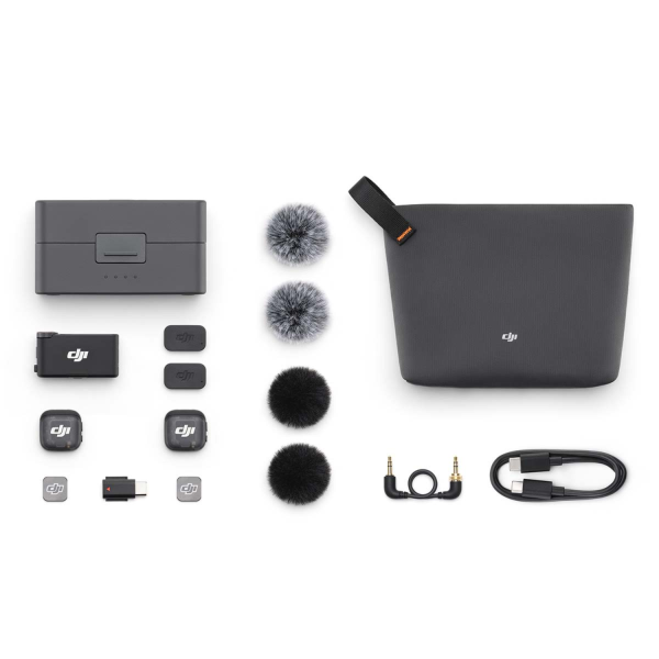 Micro thu âm DJI Mic 3 (2TX + 1RX + Charging)-DMT03-DMR03DMC03-8