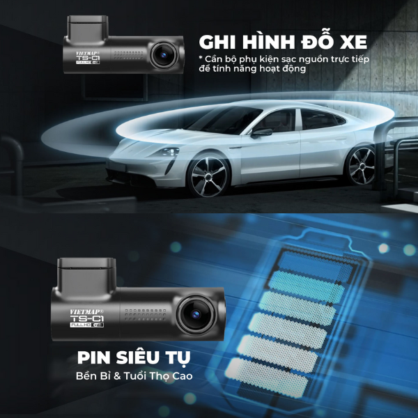Camera hành trình Vietmap cảnh báo giao thông C1-TS-C1-5
