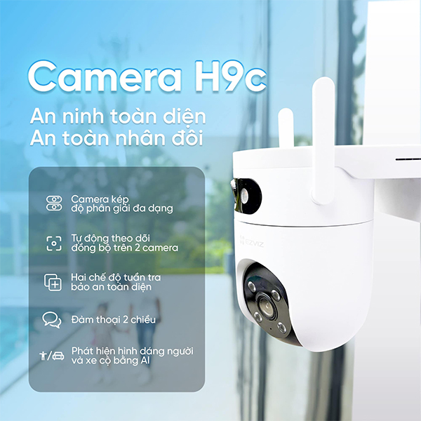 Camera IP ngoài trời 360 độ 10MP EZVIZ H9C Dual-H9c-Dual-5mp-5