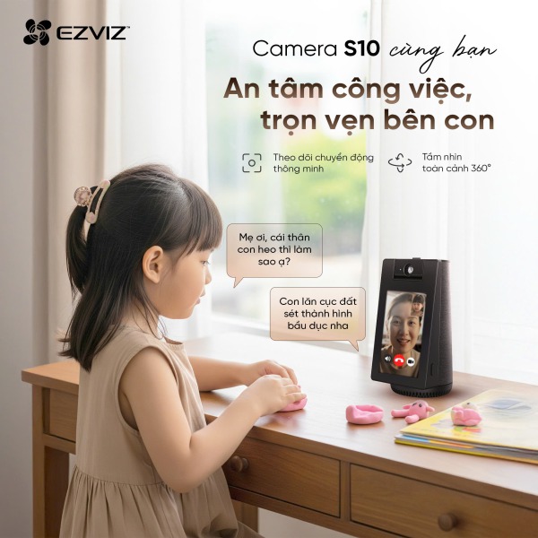 Camera IP 360 độ 4MP EZVIZ S10 có tích hợp màn hình-S10-4mp-9
