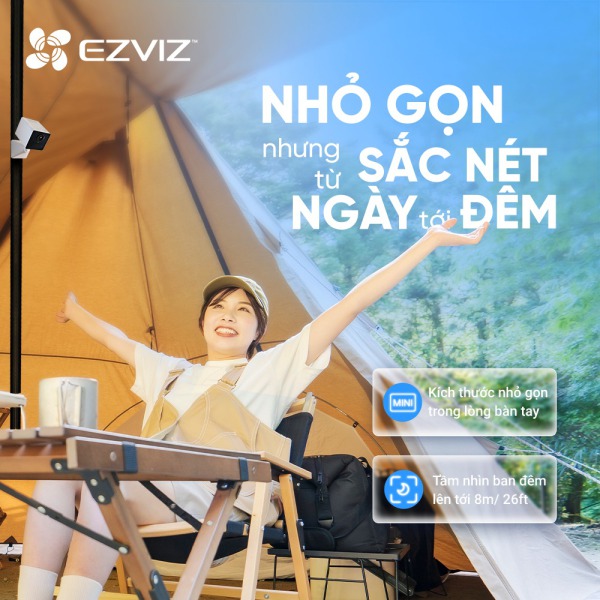 Camera không dây dùng pin 3MP EZVIZ CB2 4G-CB2-4G-3MP-7