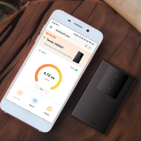 Bộ phát Wifi di động 4G LTE 286Mbps Tenda 4G180-V4-4G180V4-9