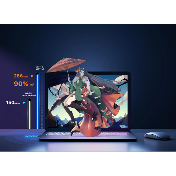 Đầu chuyển đổi USB Wifi 6 AX300 Tenda W311MI V6-W311MI-V6-7