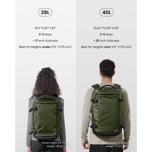 Balo Tomtoc Liteway Travel Backpack 15.6 inch 28L-T66S1T1-9