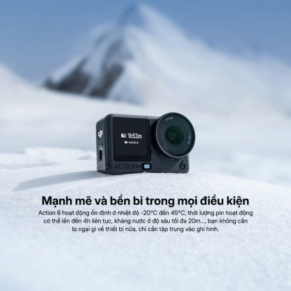 Camera hành động DJI Action 6 Standard Combo-AC006STD-13