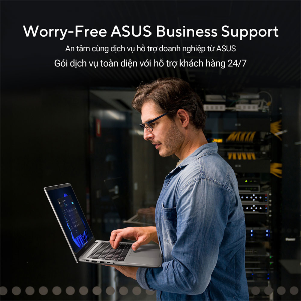 Laptop ASUS ExpertBook P3605CVA-PL0047W (Intel Core i7-13620H | Intel UHD | 16 inch WQXGA | 16GB | 512GB | Win 11 | Xám)-P3605CVA-PL0047W-13