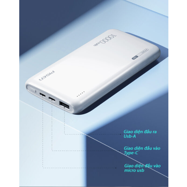 Pin sạc dự phòng Pisen 10W 10.000 mAh D094-TP-D094-5