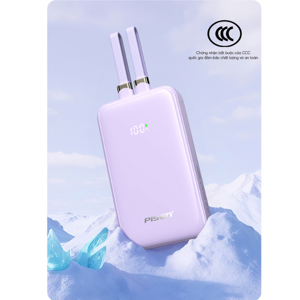 Pin sạc dự phòng Pisen Quick Powerlink X2 22.5W 10.000 mAh-TP-D165-4