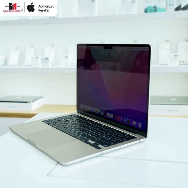 MacBook Air M2 13 inch 8GPU 8CPU 16GB 256GB - Chính Hãng VN-MC7X4SA A-7