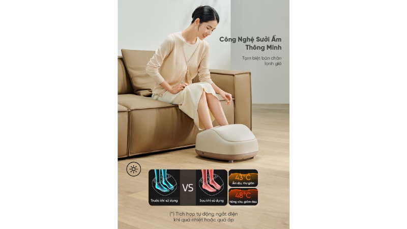 Máy massage chân Breo Foot 3-BREOFOOT3-CRWH-15