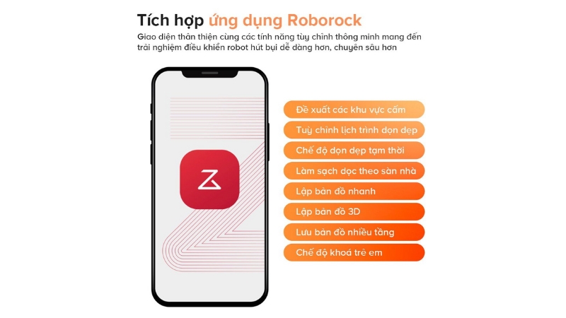 Robot hút bụi lau nhà Roborock Q Revo EDGE 5V1-QRES52-00-BLK-18