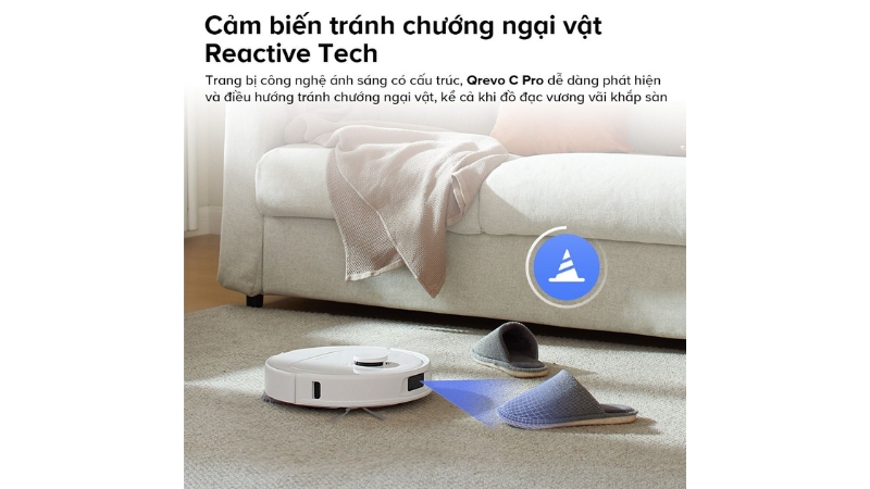 Robot hút bụi lau nhà Roborock Q Revo C Pro-QRRCP02-00-WHT-18