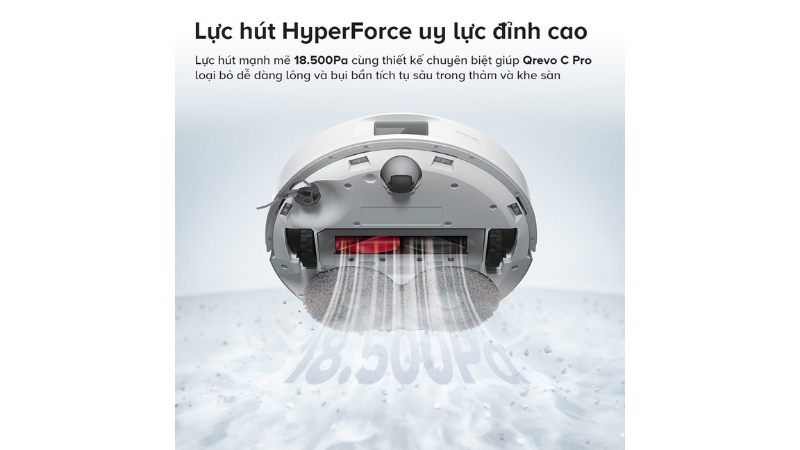 Robot hút bụi lau nhà Roborock Q Revo C Pro-QRRCP02-00-WHT-30