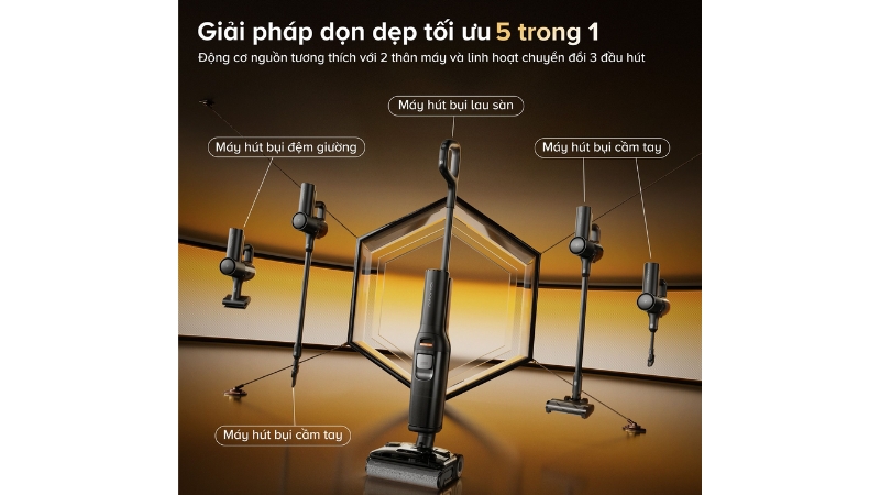 Máy hút bụi lau nhà cầm tay Roborock F25 ACE Combo-WD5M6A512-00-BLK-15