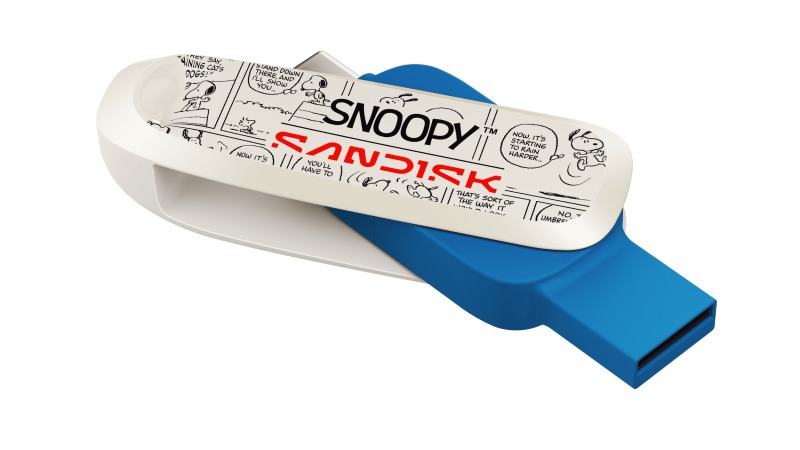 USB 3.2 OTG Sandisk Snoopy Phone Drive Type-C SDDDC6 256GB 100MB s-SDDDC6-256G-PS46-3