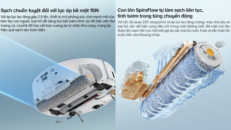 Robot hút bụi lau nhà Roborock Q Revo Curv 2 Flow-QC2F02-00-WHT-6