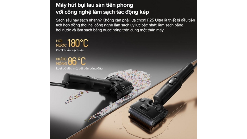 Máy hút bụi lau nhà cầm tay Roborock F25 Ultra-WD6Y3A512-00-BLK-14