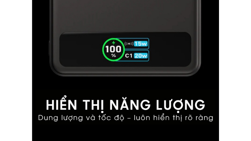 Pin sạc dự phòng thể rắn BMX SolidSafe 5.000 mAh Qi2 Magsafe-B939-05-OR-3