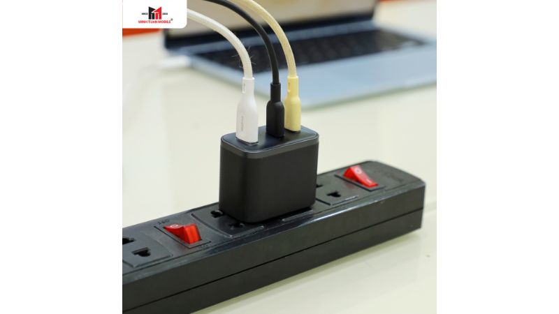 Cốc sạc nhanh Anker 70W Nano 3 cổng 2C1A A121A-A121AJ11-7