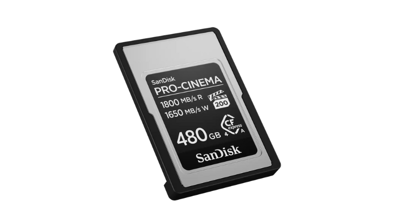 Thẻ nhớ CFexpress Type A SanDisk PRO-CINEMA PCIe-G4 480GB upto 1800MB s (SDCFEA-480G-GN4NN)-SDCFEA-480G-GN4NN-2
