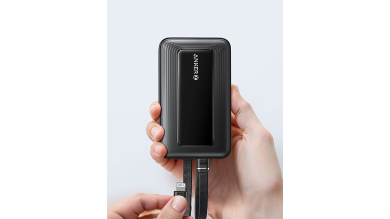 Pin dự phòng Anker Zolo 10.000 mAh 30W tích hợp cáp - Qua Sử Dụng-A1680-QSD-5