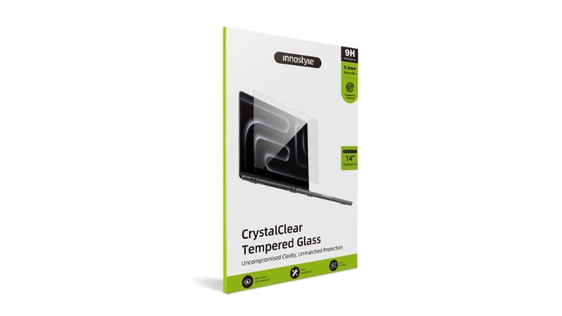 Dán màn hình MacBook Pro 14 inch M1 M2 M3 M4 M5 Innostyle Crystal Guard Tempered Glass-TG-HQ-2442-2