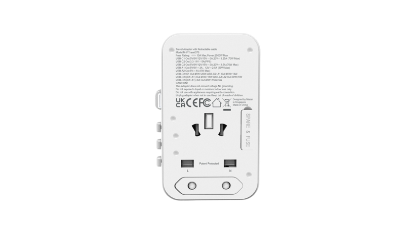 Sạc đa năng Mazer 70W InfiniteTravel LinkIF Travel370-M-IFTRAVEL370-BG-13