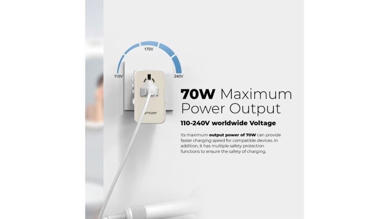 Sạc đa năng Mazer 70W InfiniteTravel LinkIF Travel370-M-IFTRAVEL370-BG-20