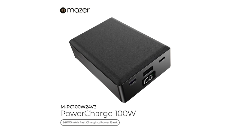 Pin dự phòng sạc nhanh Mazer 24.000mAh PD100W PowerCharge-M-PC100W24V3-BK-6
