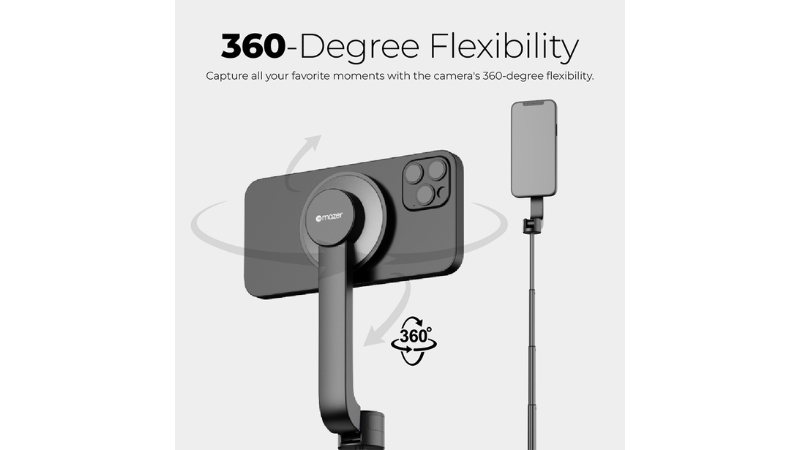 Gậy chụp hình nam châm Mazer Foldable MS20S-M-MS20L-BK-9