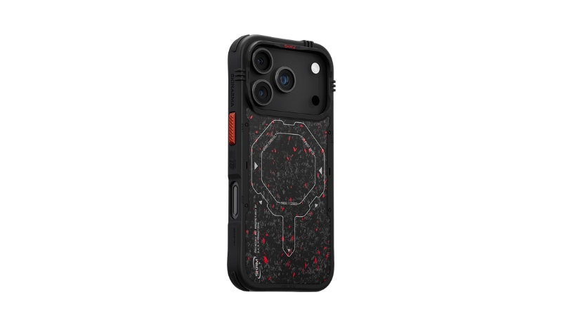 Ốp lưng Magsafe iPhone 17 Pro Max Skinarma Vektor-SK-2025IPP6.9-VTOR-BLK-3