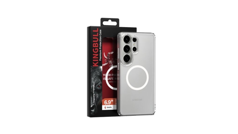 Ốp lưng Samsung Galaxy S26 Ultra Mipow Qi2 Tempered Transparent Magnet-MGCS26U-CR-2