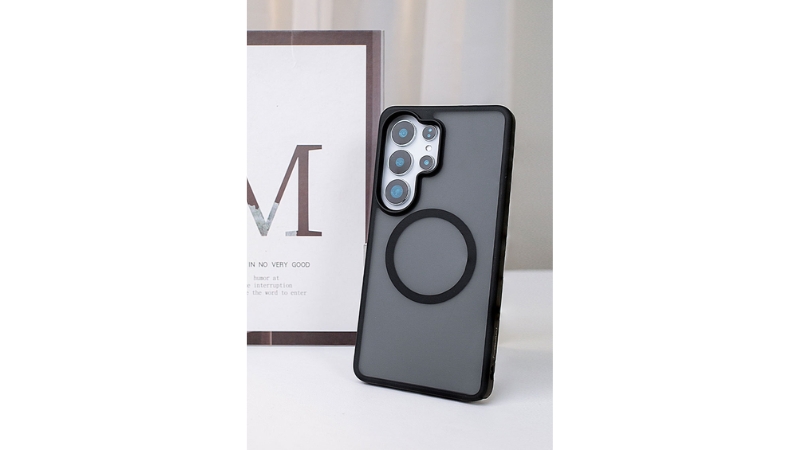 Ốp lưng Samsung Galaxy S26 Ultra Mipow Mattex Magnet-MGXS26U-BK-4