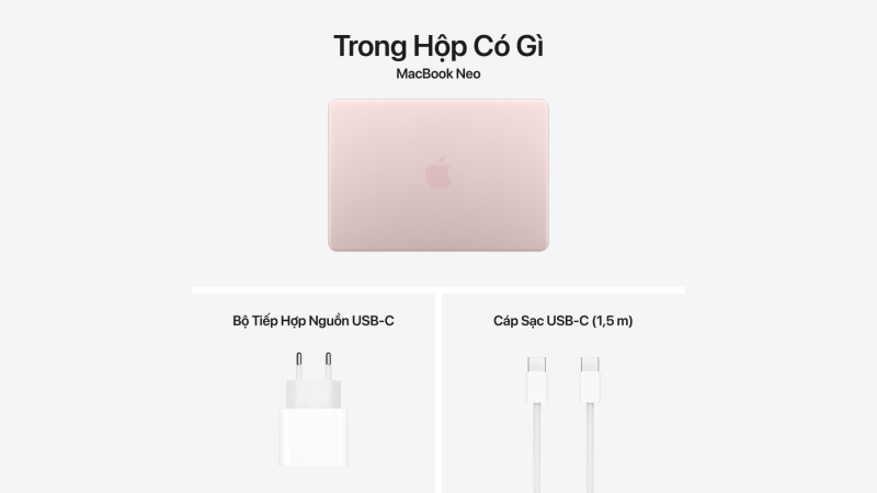 MacBook Neo A18 Pro 13 inch 2026 6CPU 5GPU 8GB 512GB Touch ID-MHFE4SA A-9