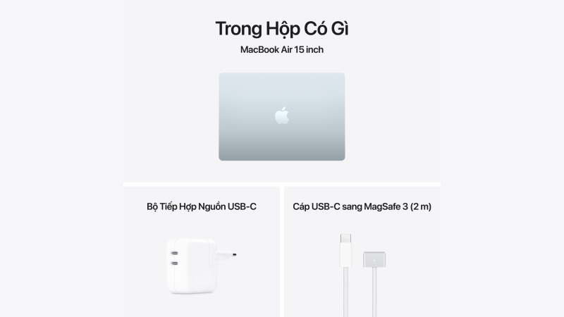 MacBook Air M5 2026 15 inch 10CPU 10GPU 24GB 1TB-MDVC4SA A-5