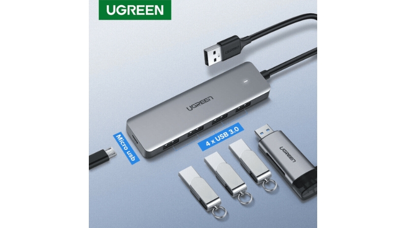 Hub chuyển đổi USB-A Ugreen 4 in 1 CM219 50985-CM219-50985-4