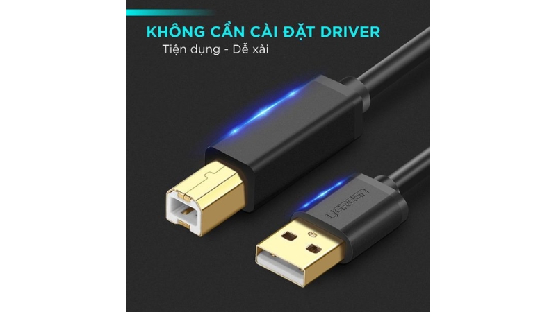 Cáp máy in USB 2.0 Ugreen US135-US135-10350-2