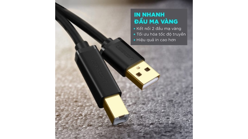 Cáp máy in USB 2.0 Ugreen US135-US135-10350-3