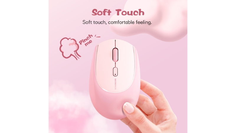 Chuột không dây Bluetooth MicroPack Silent Soft Silicone Lifestyle MS-201W-MS-201W-PK-2