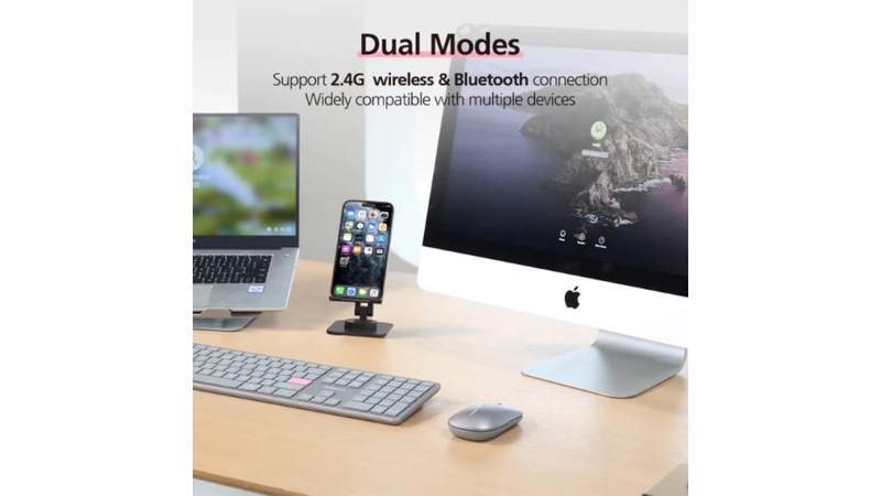 Chuột không dây Bluetooth MicroPack Silent Lifestyle ML-203W-ML-203W-GY-7