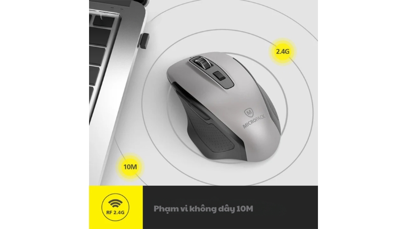 Chuột không dây MicroPack Speedy Pro MP-752W-MP-752W-BL-10