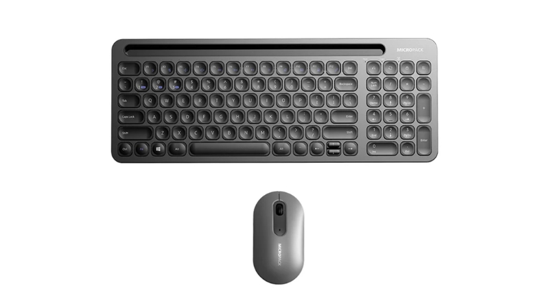 Bộ bàn phím chuột Bluetooth MicroPack Lifestyle KM-238W-KM-238W-EN-PM-4