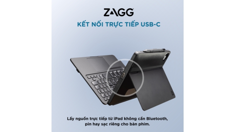 Ốp lưng kèm bàn phím iPad Gen 10 A16 ZAGG Pro Keys Connect-103420732-8