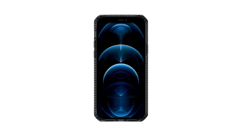 Ốp lưng chống sốc iPhone 12 Pro Max Itskins Hybrid Clear-AP4P-HBMKC-BKTR-3