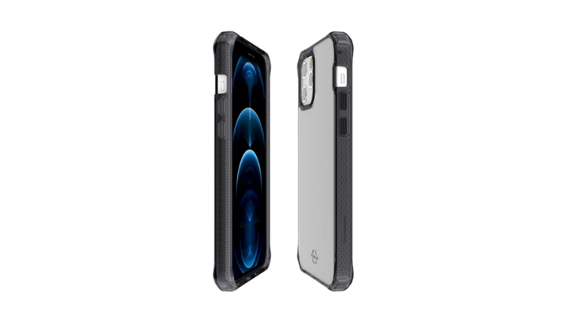Ốp lưng chống sốc iPhone 12 Pro Max Itskins Hybrid Clear-AP4P-HBMKC-BKTR-4