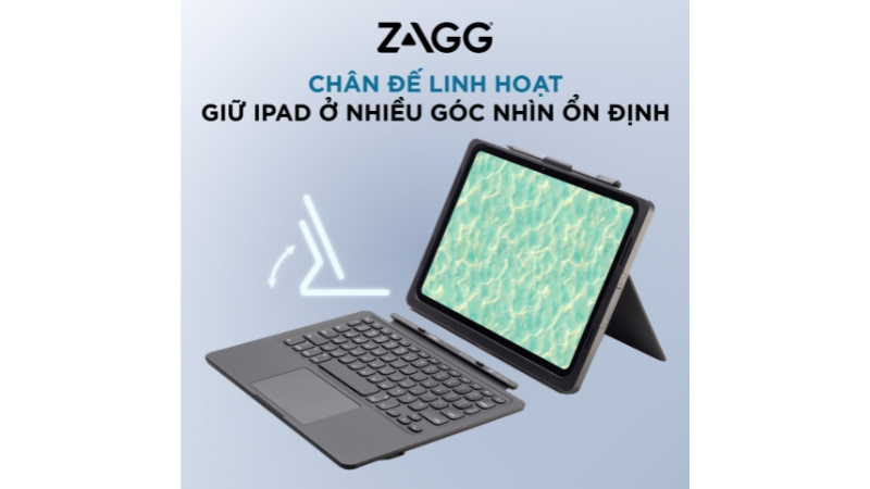 Ốp lưng kèm bàn phím iPad Pro 13 inch (M5 M4) ZAGG Pro Keys Connect-103420736-8