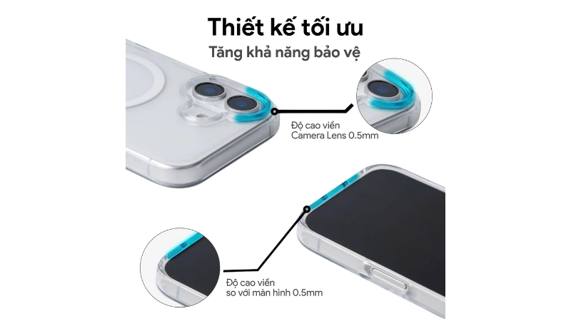Ốp lưng Magsafe iPhone 13 Pro Dekey Magic Cover Ultral Crystal-8936214496549-5