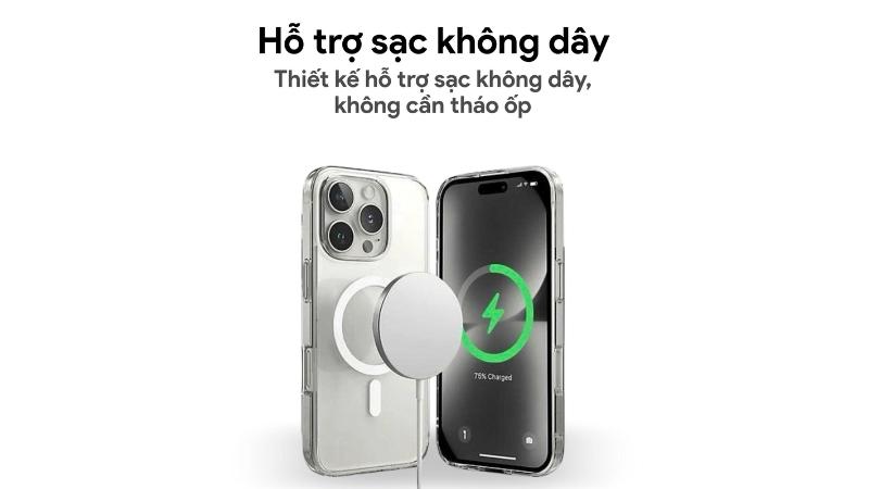 Ốp lưng Magsafe iPhone 13 Pro Max Dekey Magic Cover Ultral Crystal-8936214496556-8